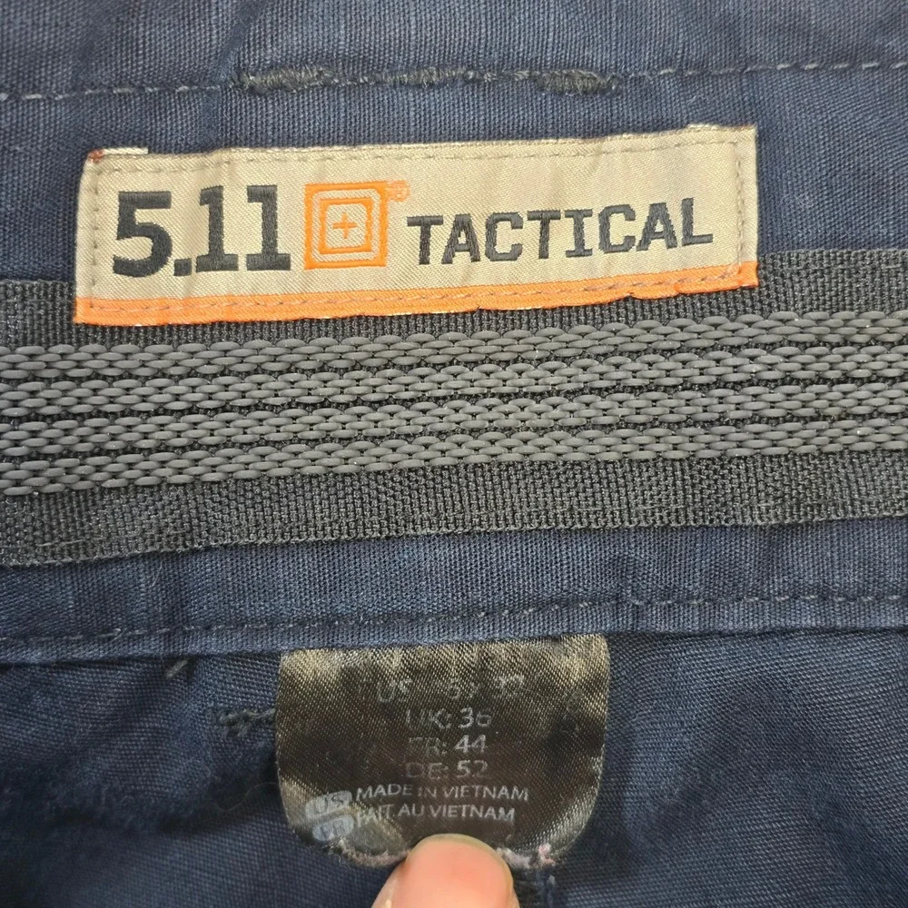 5.11 Tactical Mens Navy Blue Cargo Pants‎ Size 36x32 Work Utility Outdoor